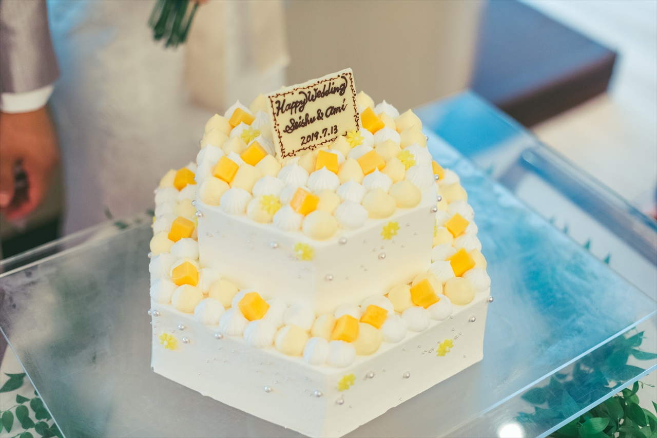 オリジナルウェディングケーキ ブランリール大阪 スタッフブログ